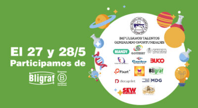 El último 27 y 28 de mayo, tuvimos el agrado de participar de la Jornada de articulación entre empresas e instituciones técnicas.
Agradecemos a GOTTER la invitación a formar parte de este encuentro, donde se muestran las diferentes competencias adquiridas y se fomenta el networking y la inspiración.